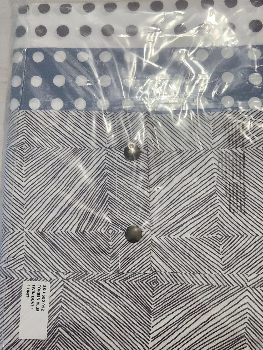 Crate And Barrel Twin Size Duvet Cover And Two Shams